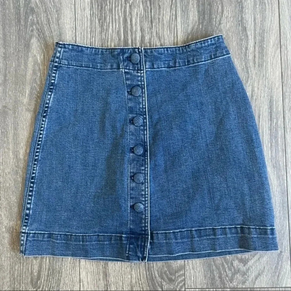 Madewell denim skirt - Picture 3 of 5